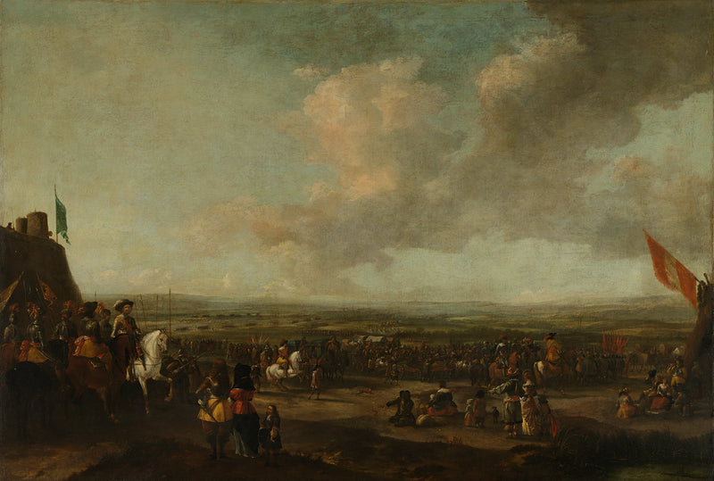 Frederik Hendrik lors de la reddition de Maastricht, le 22 août 1632 - Artiste inconnu du Rijksmuseum