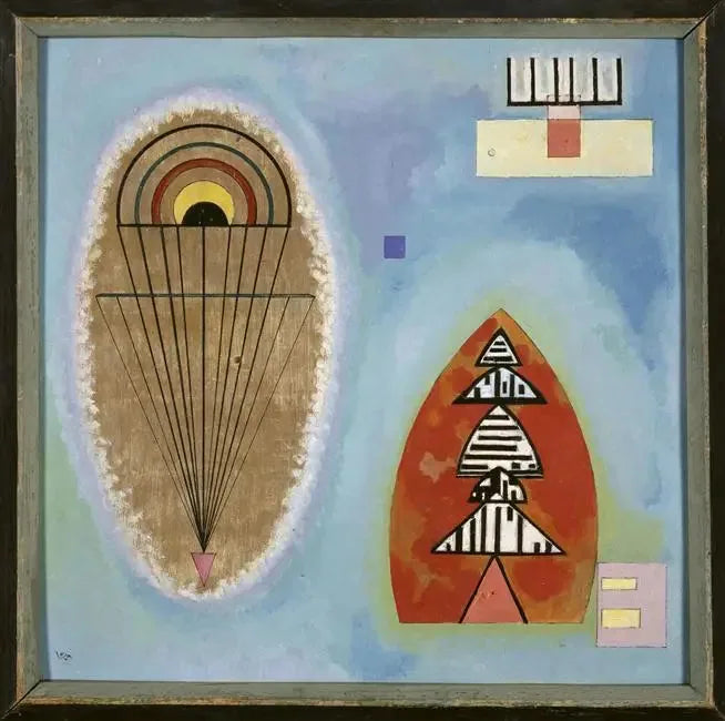 Froid - Vassily Kandinsky image 1 copie peinte à la main à l’huile