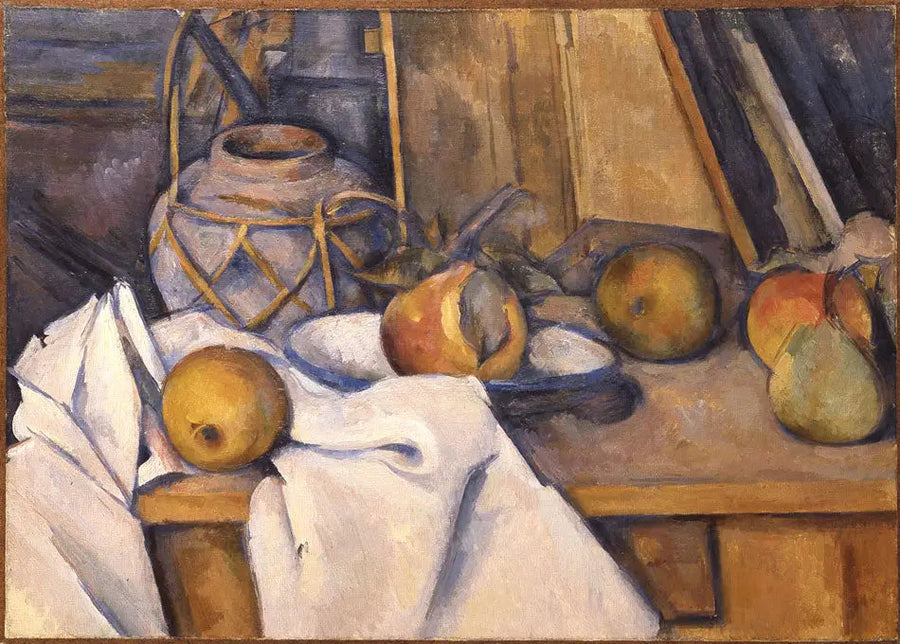 ผลไม้และหม้อขิง - Paul Cézanne