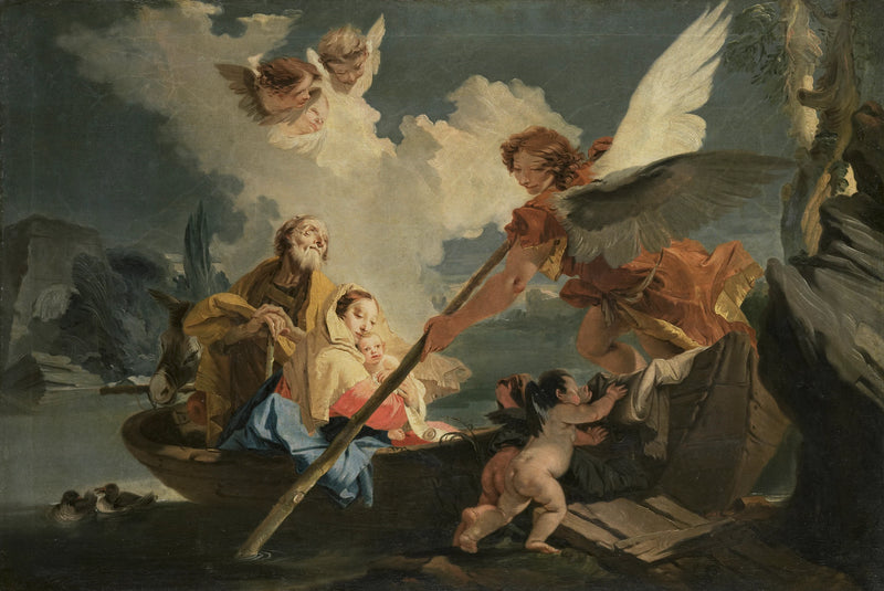 La fuite en Egypte - Artiste inconnu du Rijksmuseum