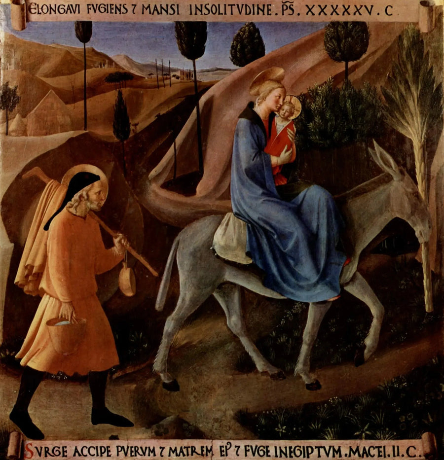 Fuite en Égypte - Fra Angelico
หนีไปอียิปต์ - ฟราน แองเจลิโก