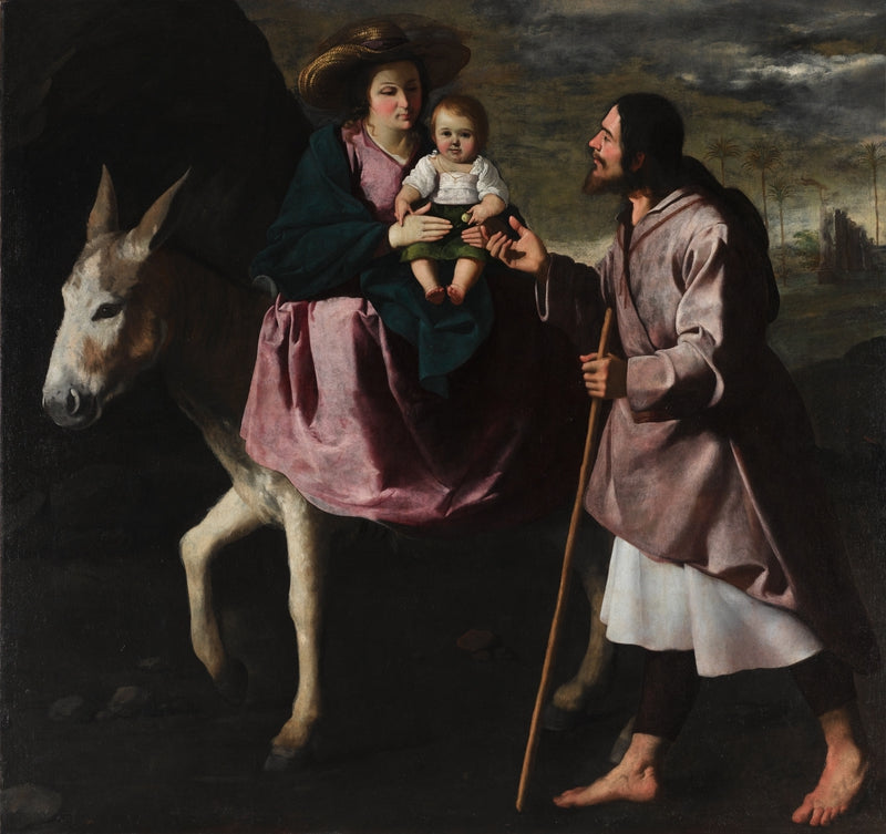 Fuite en Égypte - Francisco de Zurbarán
หนีไปอียิปต์ - ฟรานซิสโก เด ซูร์บาราน