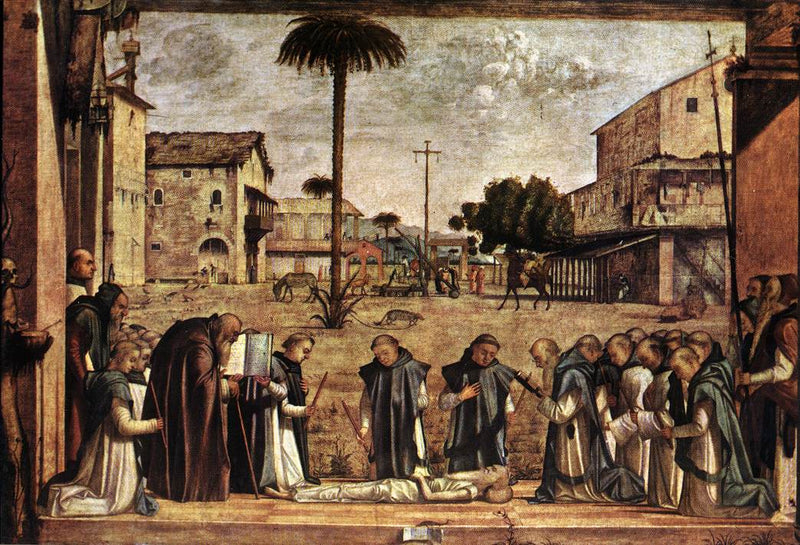 งานศพของนักบุญเจโรเม - Vittore Carpaccio