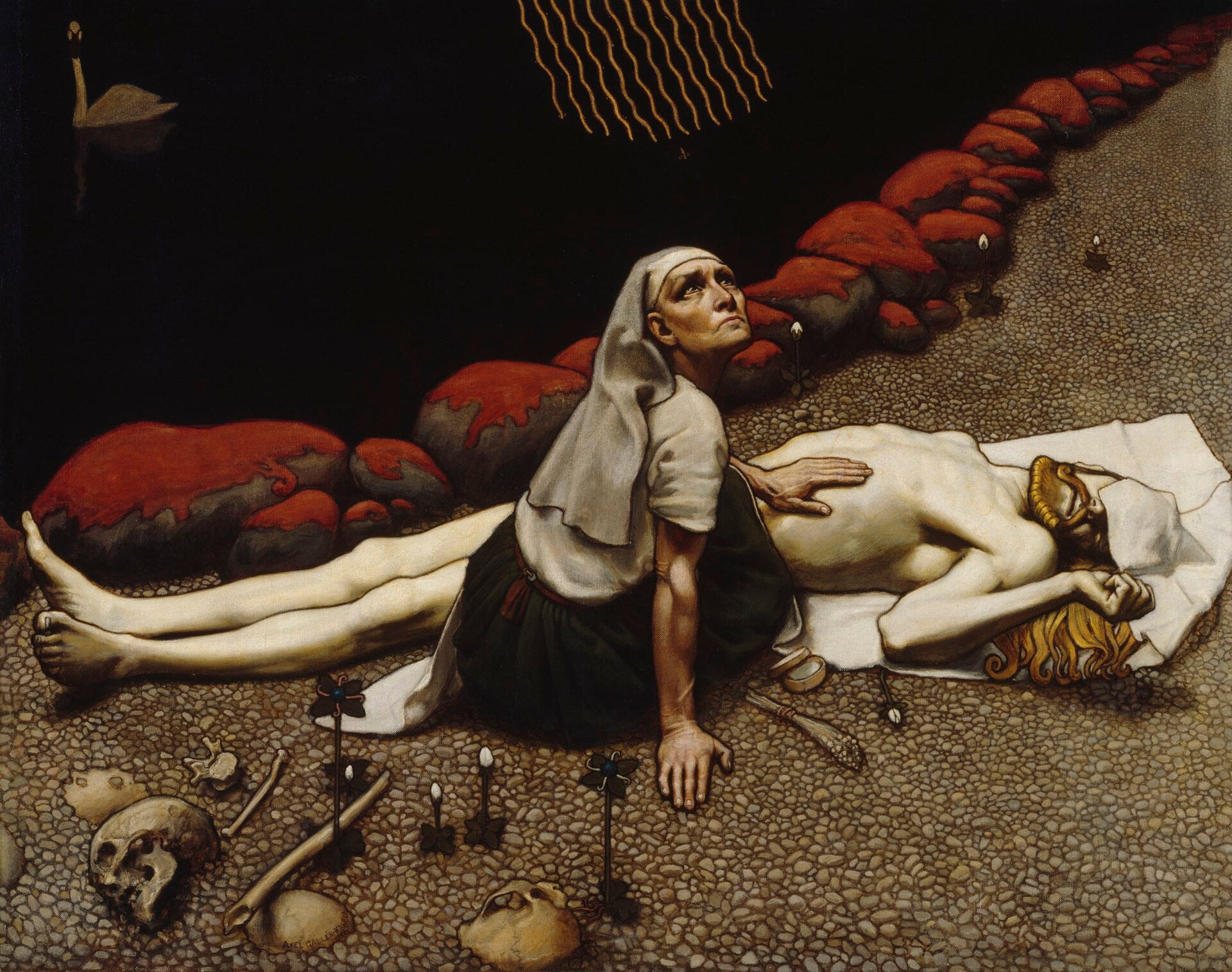 La Mère de Lemminkäinen - Akseli Gallen-Kallela