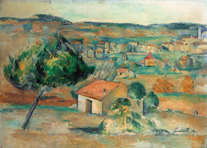 การ์ดานน์มองจากแคลู - Paul Cézanne