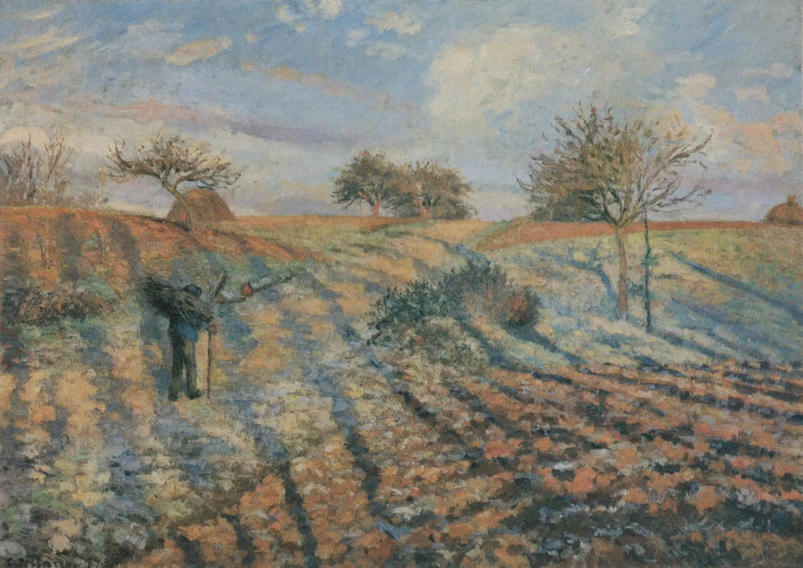 Gelée blanche - Camille Pissarro image 1 copie de tableau peinte à la main