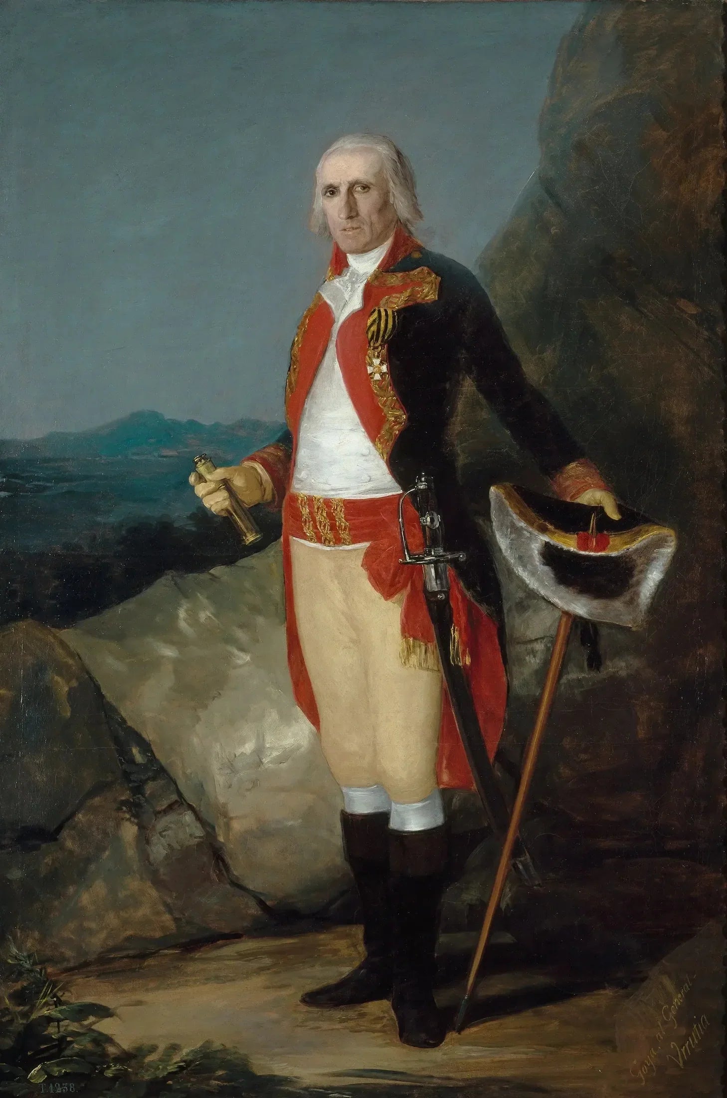 Général José de Urrutia - Francisco de Goya image 1 copie de tableau peinte à la main