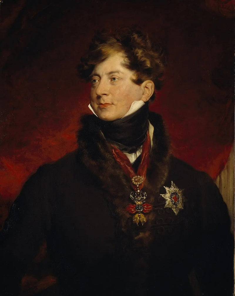 จอร์จที่ 4, 1762 - 1830. ครองตำแหน่งเป็นผู้สำเร็จราชการแทนพระองค์ตั้งแต่ปี 1811 ถึง 1820, เป็นกษัตริย์ตั้งแต่ปี 1820 ถึง 1830. - โธมัส ลอว์เรนซ์