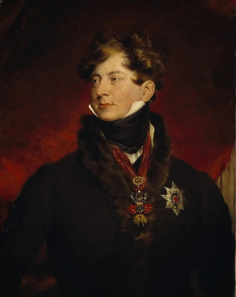 จอร์จที่ 4, 1762 - 1830. ครองตำแหน่งเป็นผู้สำเร็จราชการแทนพระองค์ตั้งแต่ปี 1811 ถึง 1820, เป็นกษัตริย์ตั้งแต่ปี 1820 ถึง 1830. - โธมัส ลอว์เรนซ์
