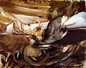 Gibier sauvage en noir - Giovanni Boldini - Alpha Reproduction