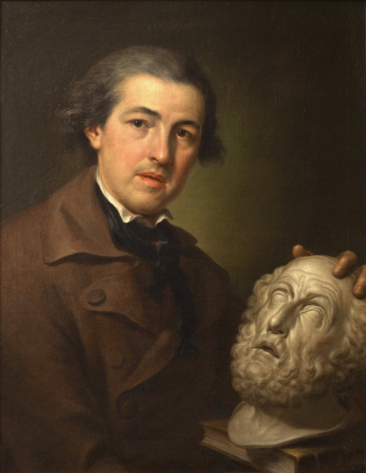 จูเซปเป้ ฟรันคิ (1731–1806) พร้อมรูปปั้นครึ่งตัวของโฮเมอร์ - อันตอน ราเฟล เมงส์