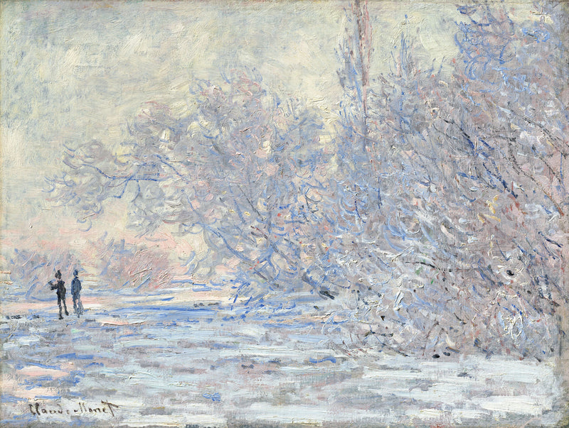 น้ําค้างแข็งใน Giverny W963 - Claude Monet