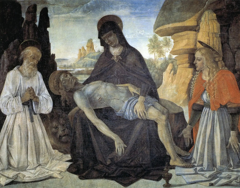 โกนฟานอนกับ Pietà - Pietro Perugino