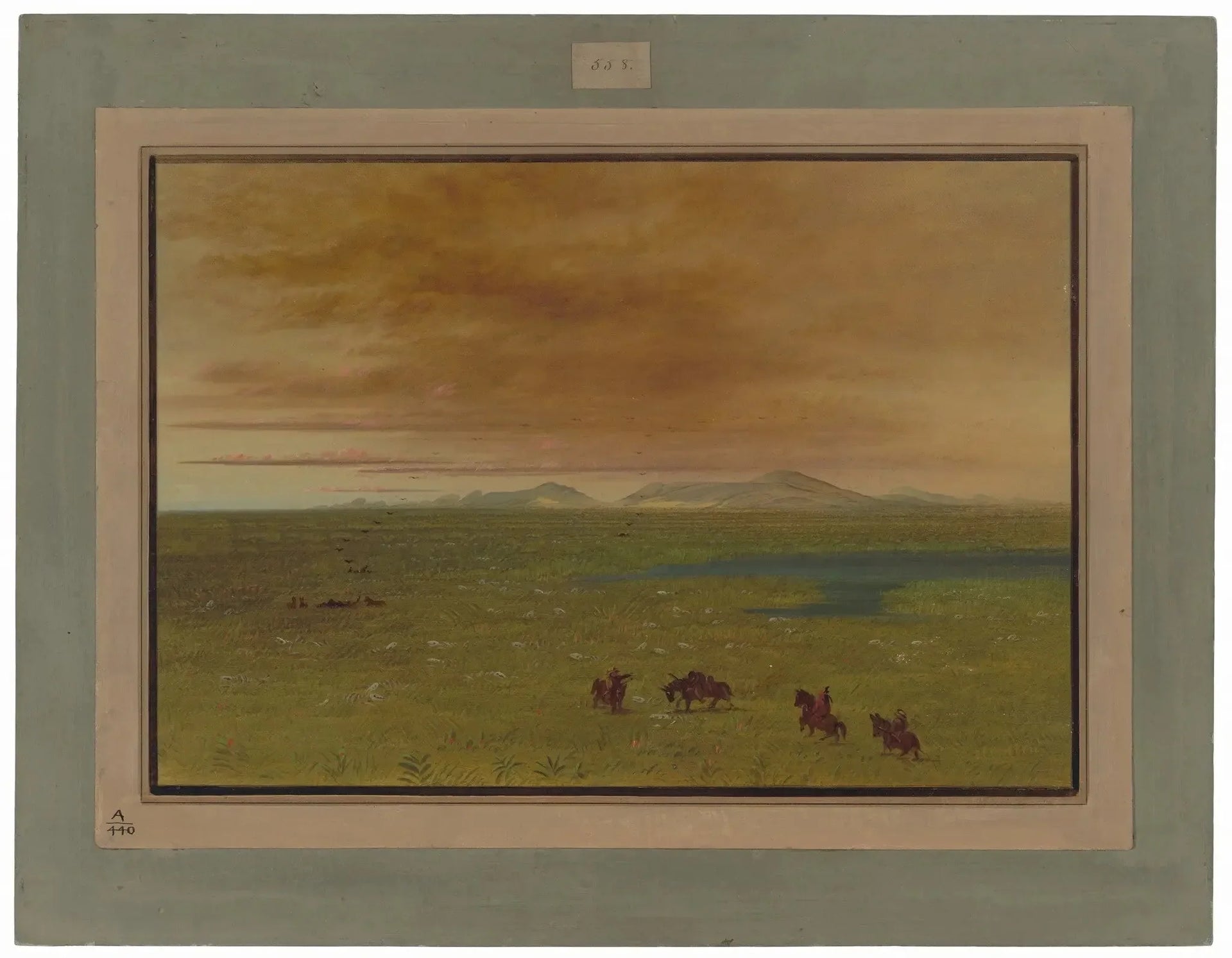 Grand Lavoir, Pampa del Sacramento - George Catlin image 1 tableau peint à l’huile sur toile