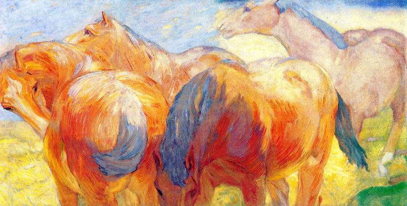 ภาพวาดขนาดใหญ่ของม้า Lenggries I - Franz Marc
