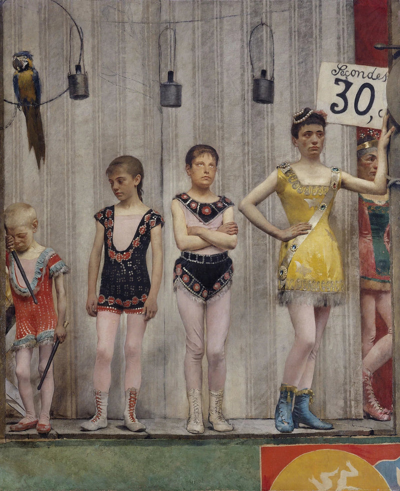 Grimaces et misère - Les Saltimbanques (acrobates) - Fernand Pelez