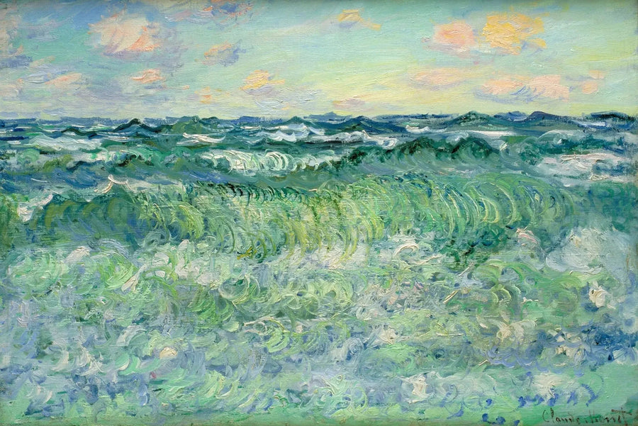 ทะเลใหญ่ใน Pourville W1444 - Claude Monet