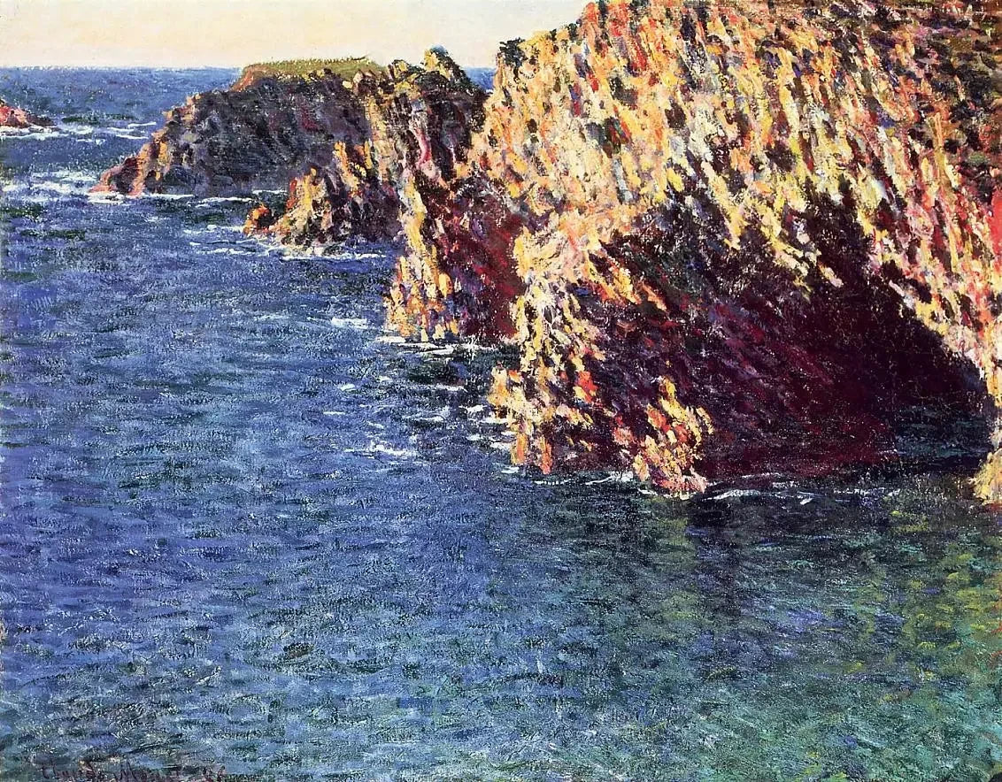 Grotte de Port-Domois W1114 par Claude Monet, Museum of Modern Art d’Ibaraki