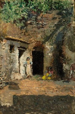 Grottes gitanes, Grenade - Mariano Fortuny Marsal image 1 copie de tableau peinte à la main