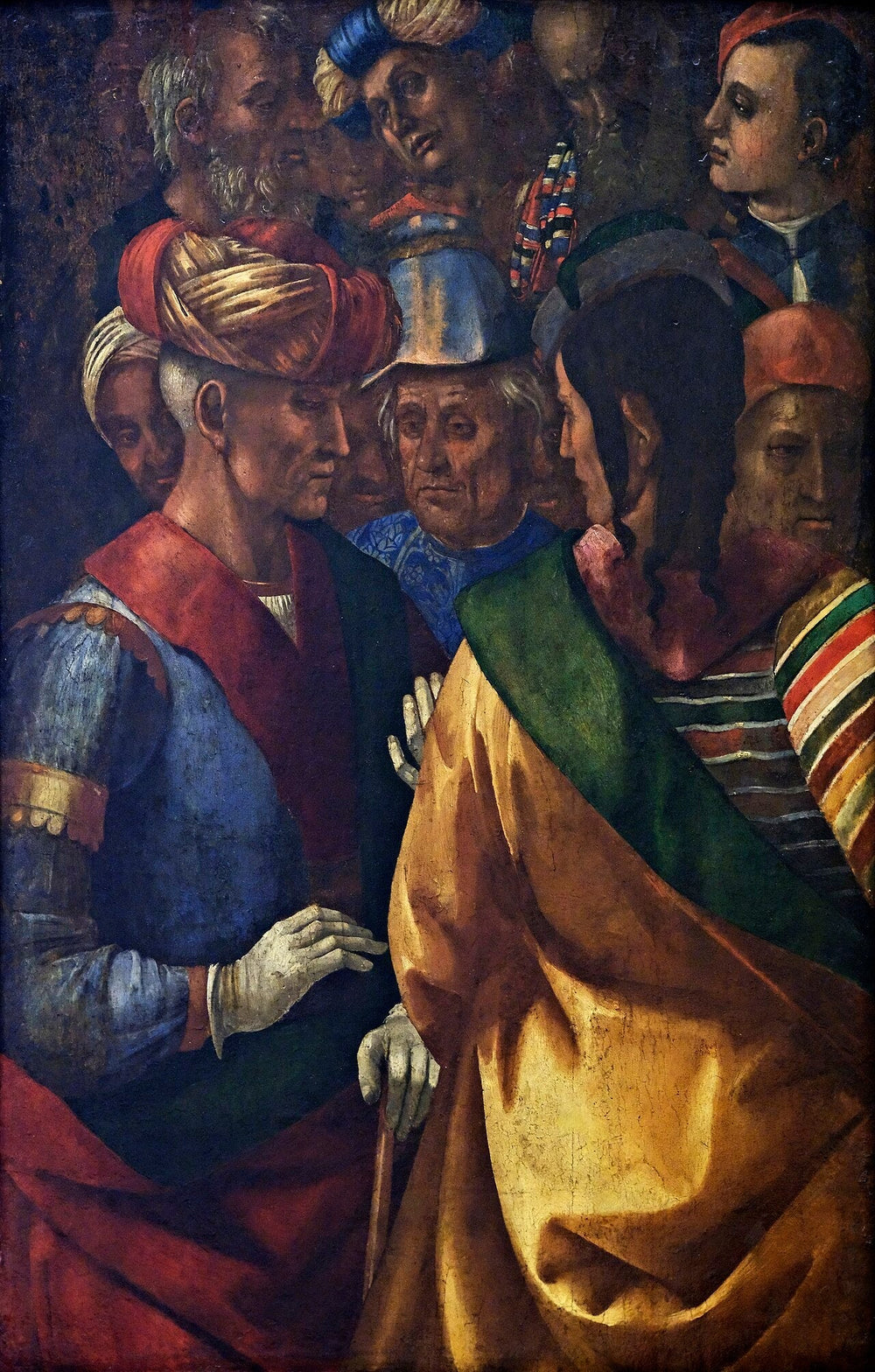 Groupe de quinze personnages - Luca Signorelli image 1 copie peinte à la main à l’huile