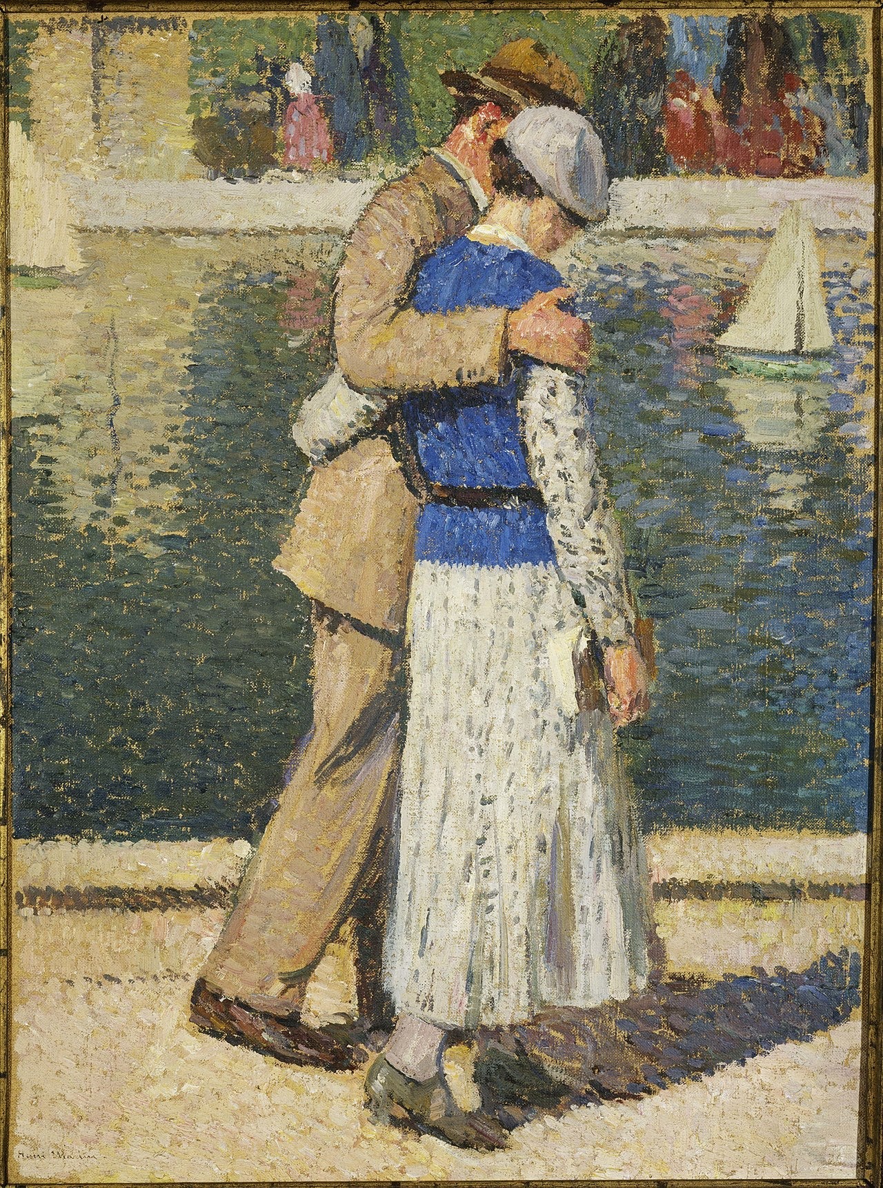 Groupe des amoureux - Henri-Jean Guillaume Martin image 1 copie peinte à la main à l’huile