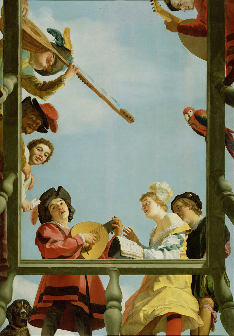 g:
วงดนตรีบนระเบียง - Gerrit van Honthorst