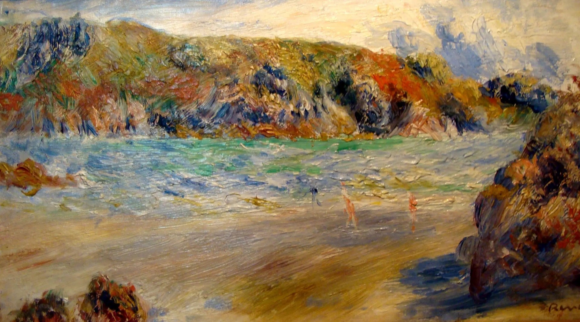 Guernesey - Pierre-Auguste Renoir image 1 reproduction artisanale de tableau