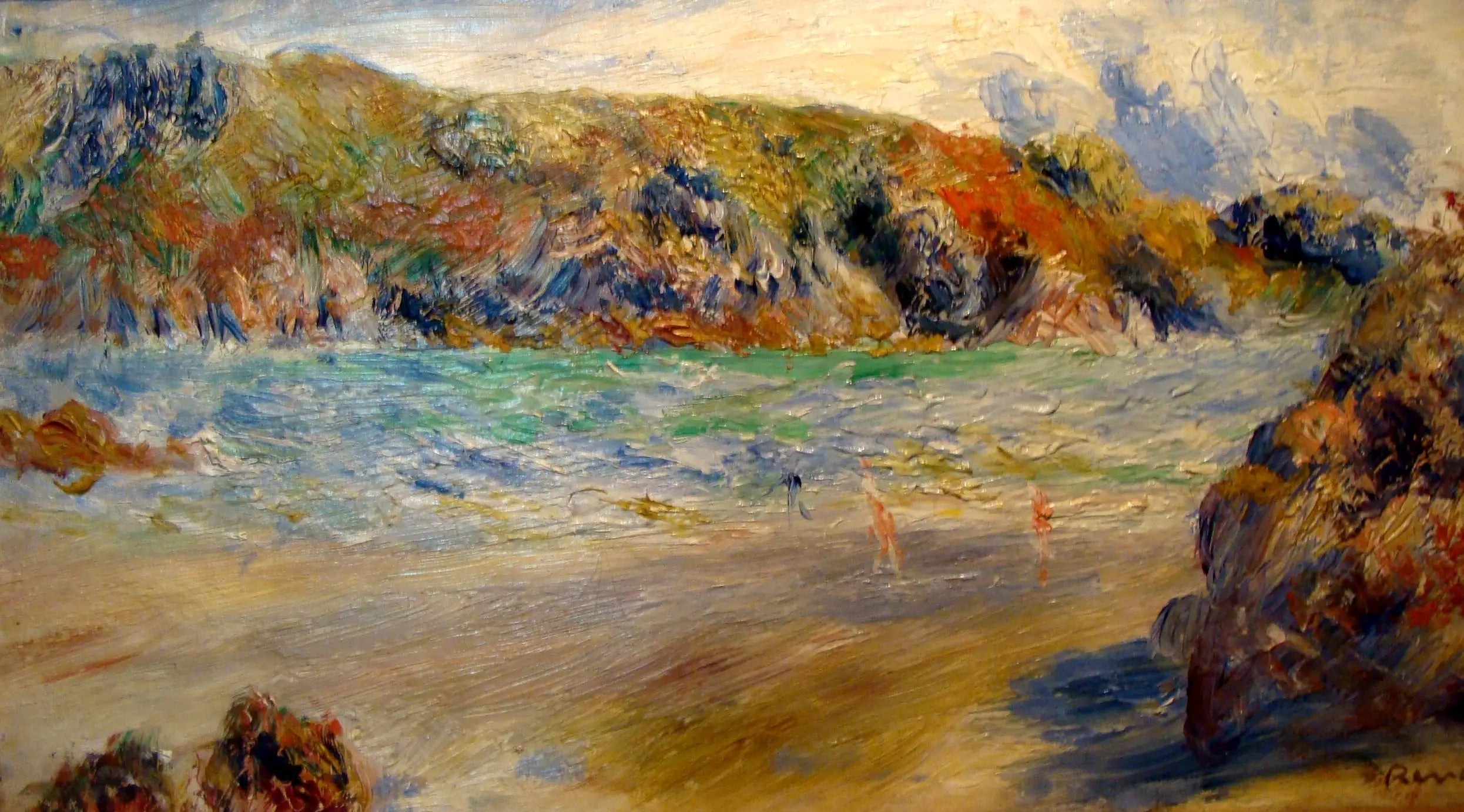 Guernesey - Pierre-Auguste Renoir image 1 reproduction artisanale de tableau