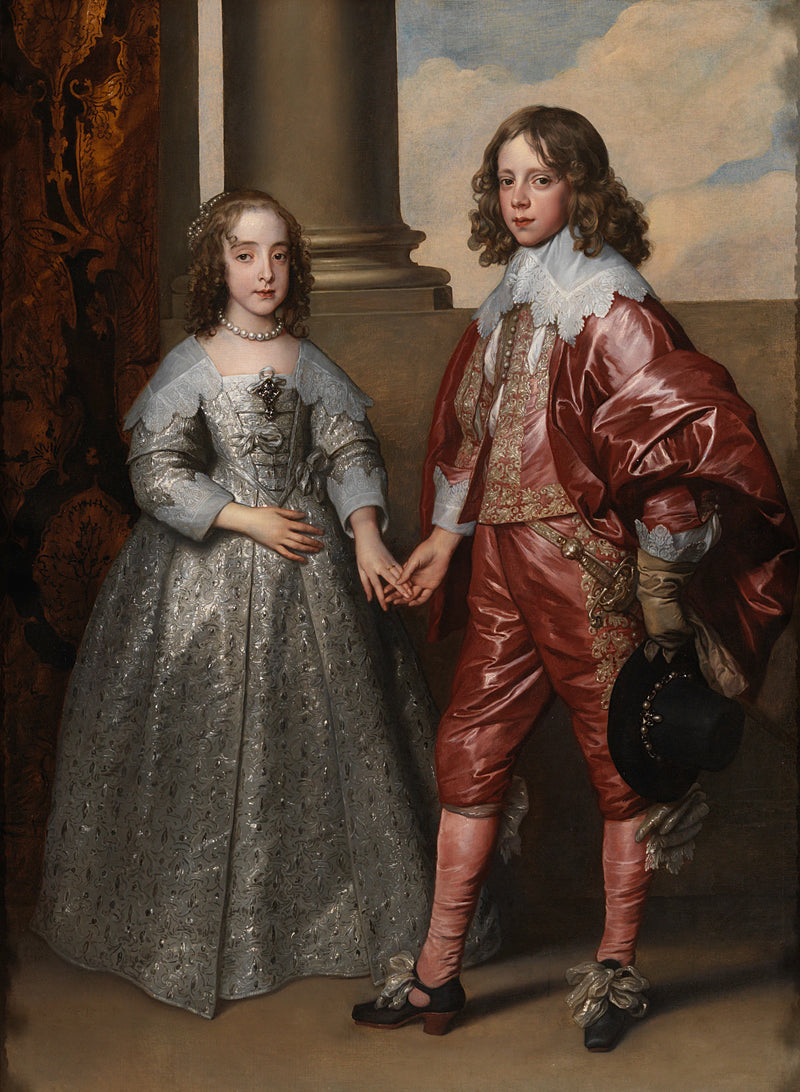 Guillaume II et son épouse Maria Stuart - Antoine van Dyck