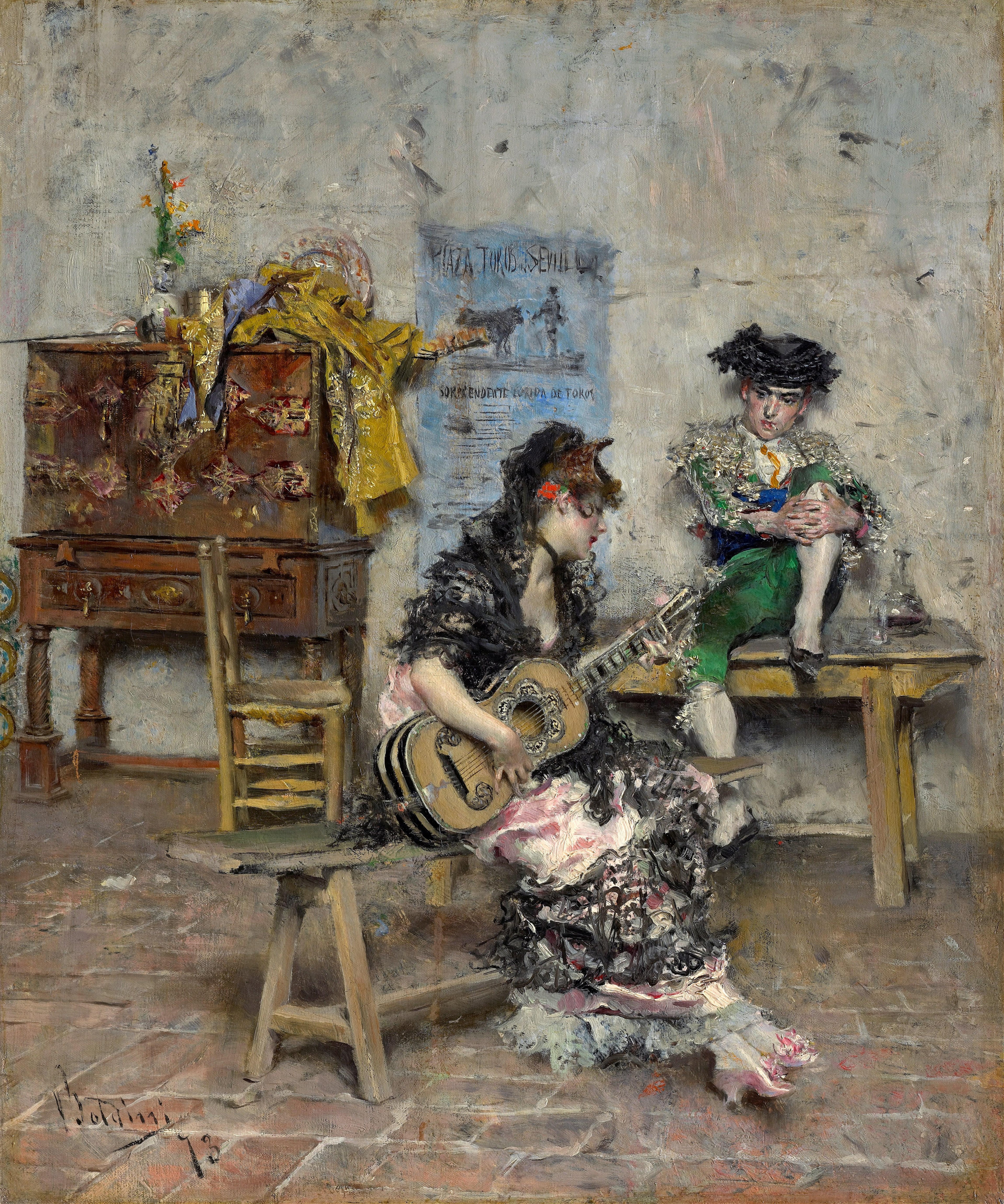 Guitariste - Giovanni Boldini - Alpha Reproduction