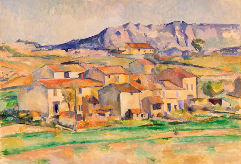 หมู่บ้านที่ Payennet ใกล้ Gardanne - Paul Cézanne