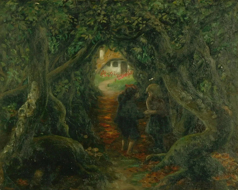 แฮนเซลและเกรเทลกับแม่มด - H. A. Brendekilde