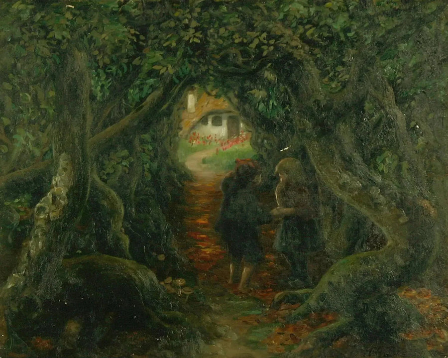 แฮนเซลและเกรเทลกับแม่มด - H. A. Brendekilde