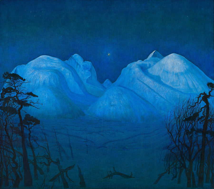 Nuit d’hiver dans les montagnes - Harald Sohlberg