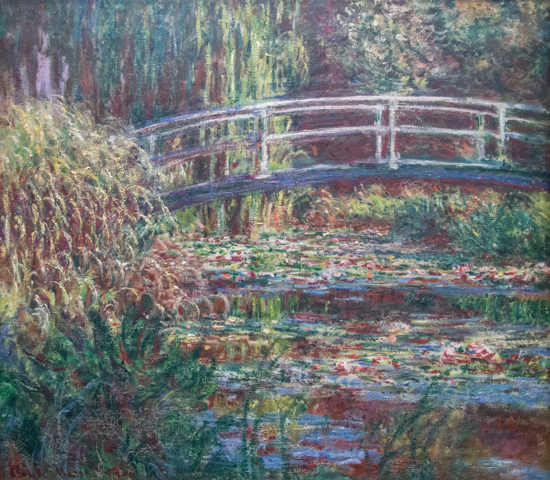 สระบัว, ความกลมกลืนสีชมพู - Claude Monet