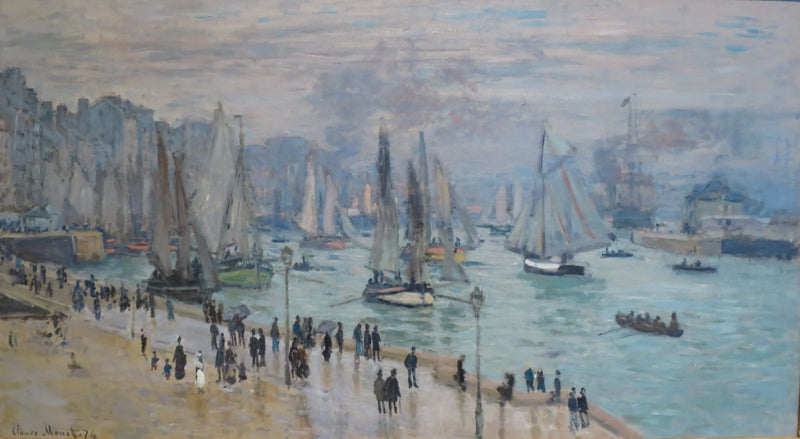 เลออาฟวร์ เรือประมงออกจากท่าเรือ W296 - Claude Monet