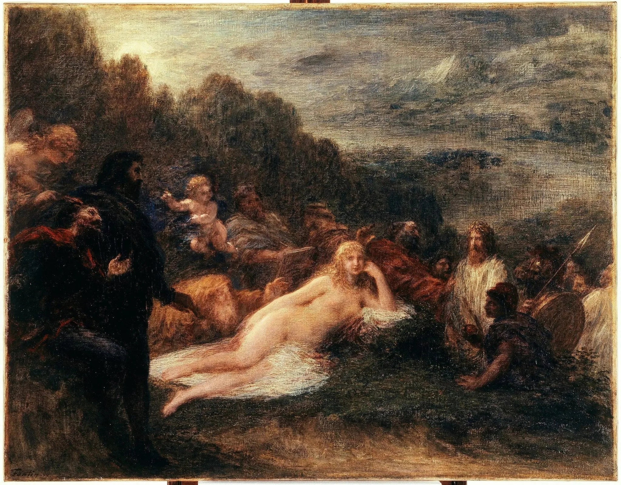 Hélène - Henri Fantin-Latour image 1 copie de tableau peinte à la main