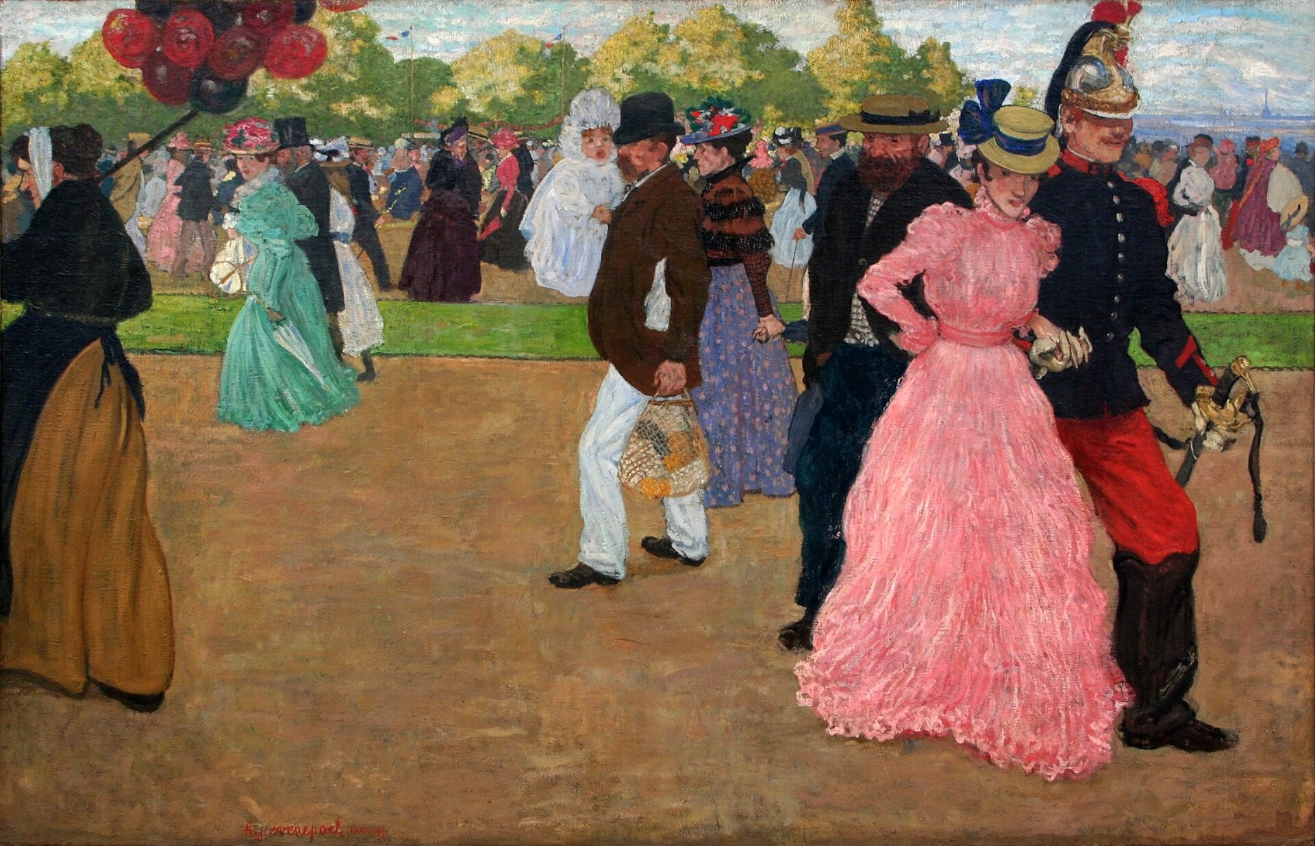 Dimanche au Bois de Boulogne - Henri Evenepoel