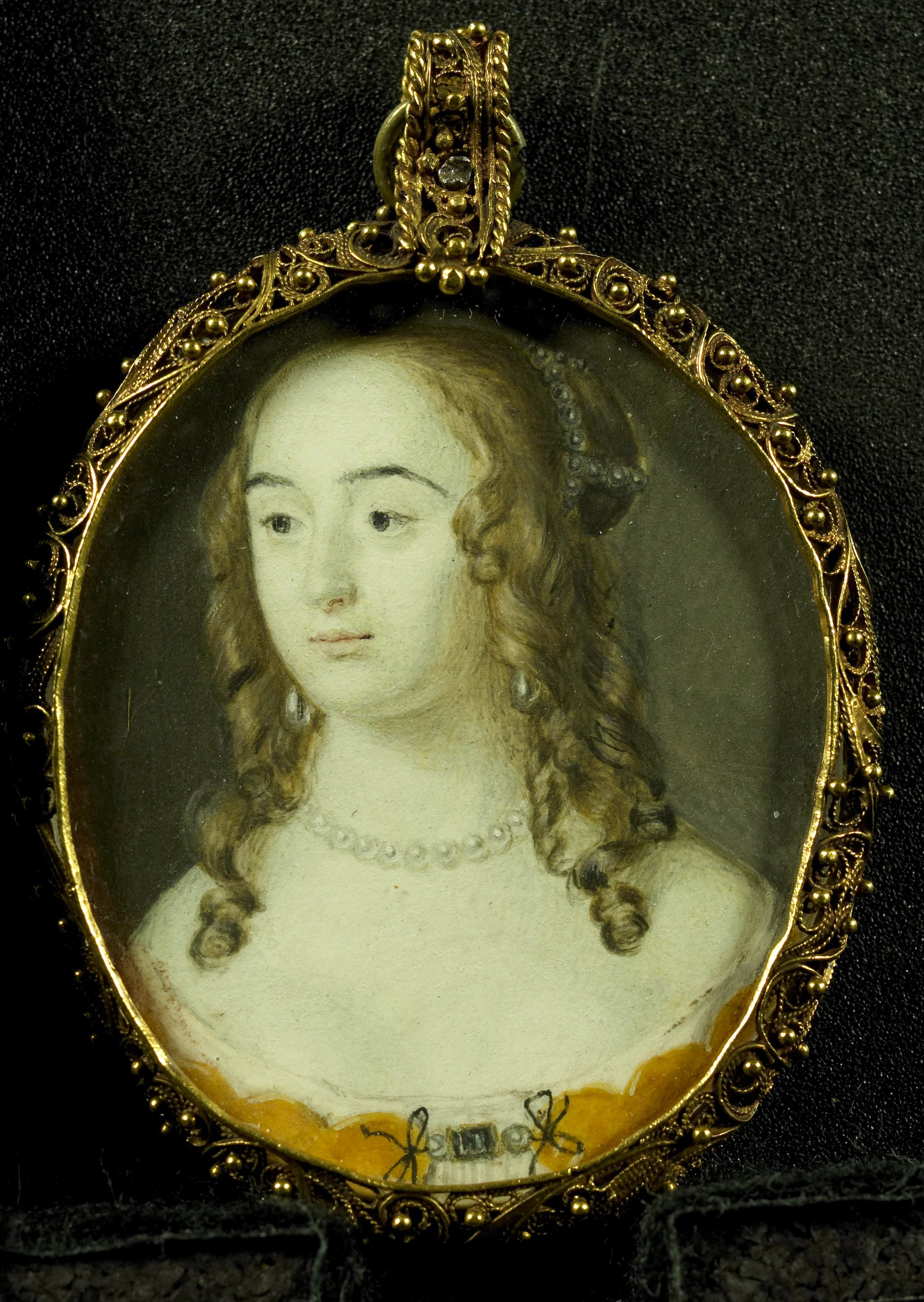 Henriette Marie (1626-1651) du Palatinat, fille de Frédéric V, roi de Bohême, surnommé le « Roi de l'Hiver ». - Alexander Cooper