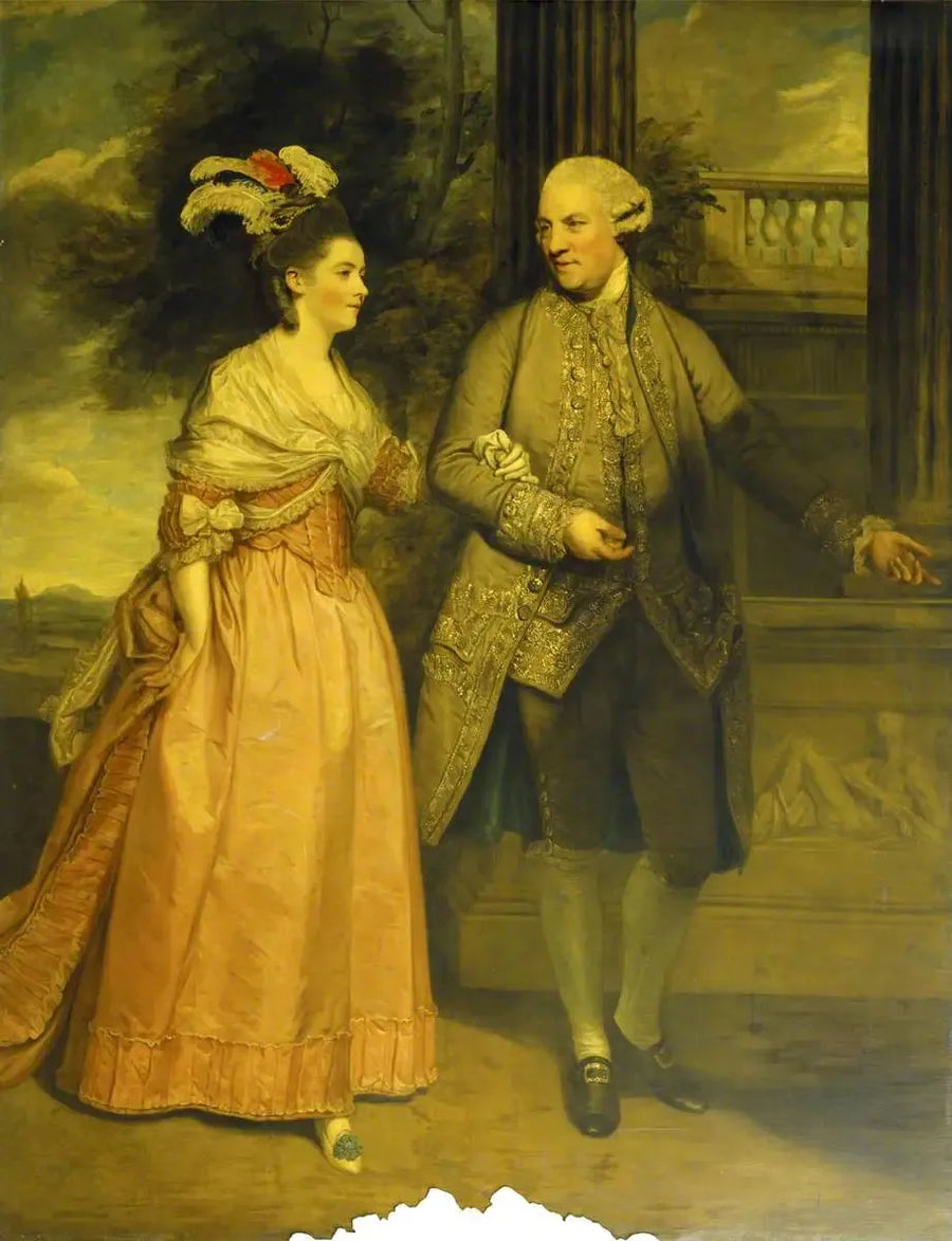 เฮนรี ลอฟทัส, เคานต์อีลีคนแรก (1709-1783) และภรรยาของเขา ฟรานเซส มอนโร, เคาน์เตสอีลี (เสียชีวิตในปี 1821) - โจชัว เรย์โนลด์ส