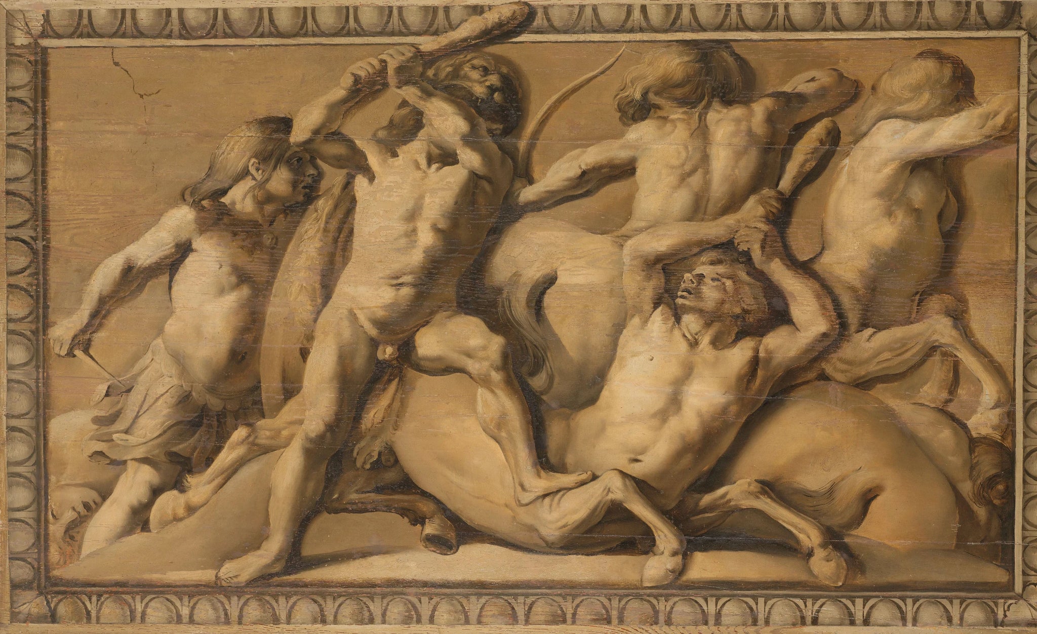 Hercule bat les centaures - Jacob van Campen