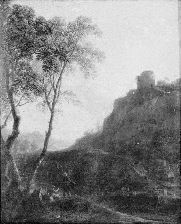 Paysage avec Christ et la Samaritaine - Herman van Swanevelt
