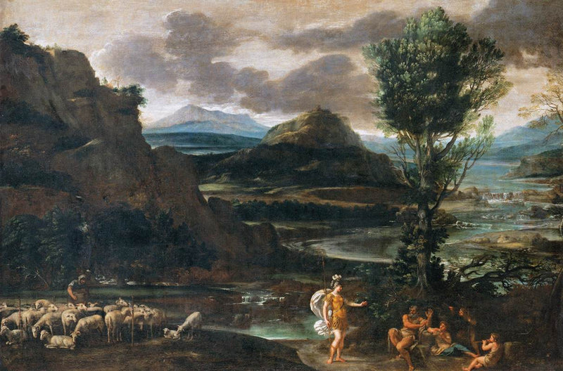 เฮอร์มินี chez les bergers - Domenichino