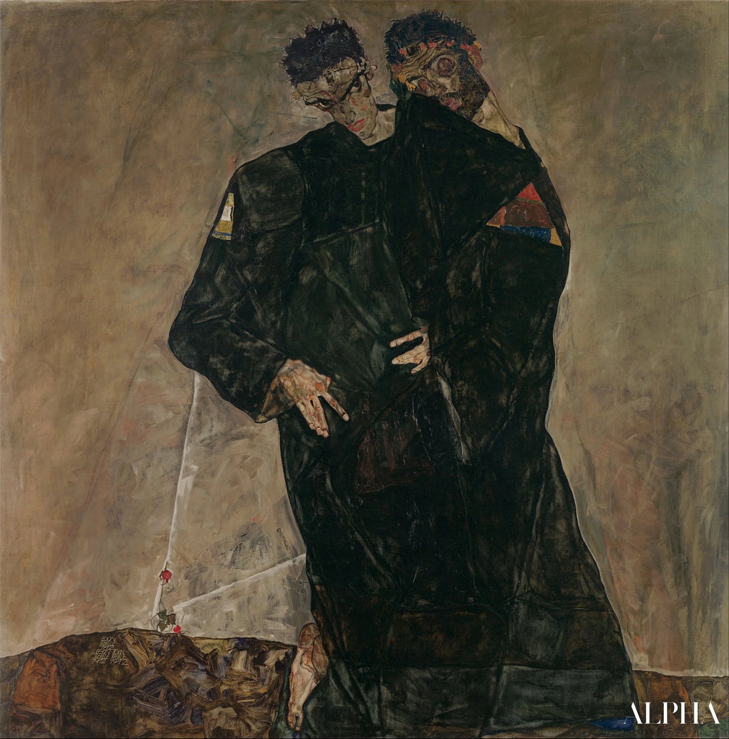 Hermits - Egon Schiele - Reproductions de tableaux et peintures haut de gamme