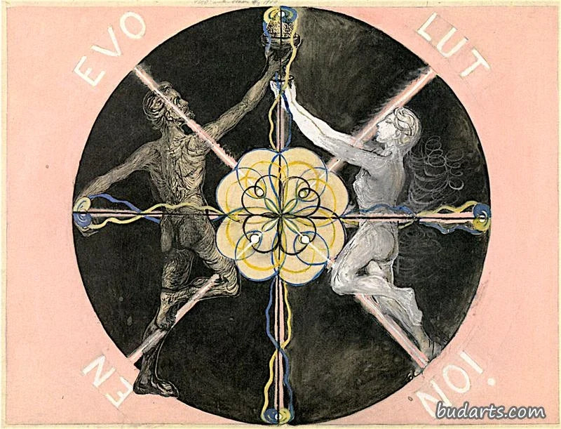 Évolution, n° 3, Groupe VI - Hilma af Klint