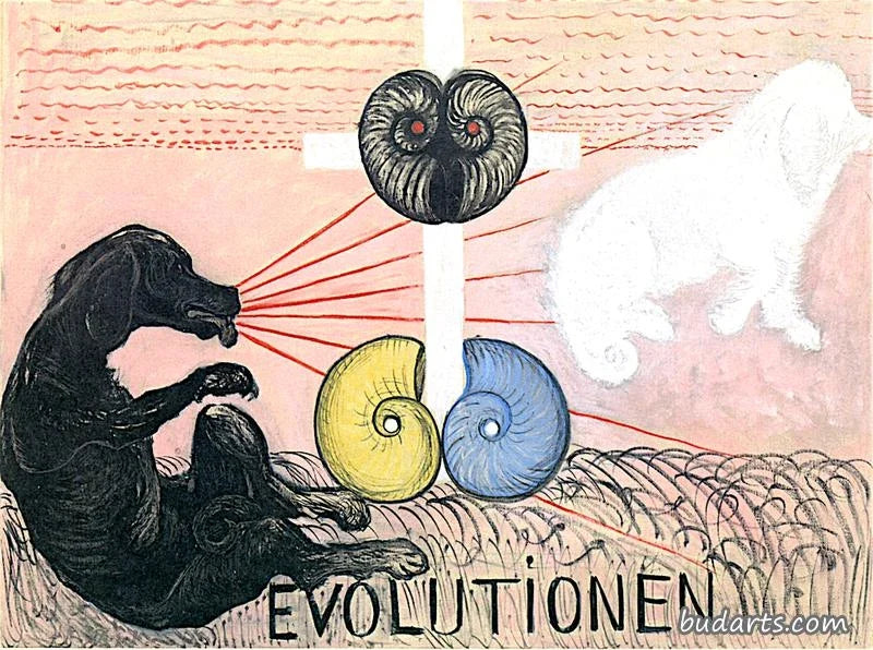Évolution, n° 5, Groupe VI - Hilma af Klint