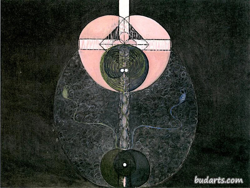 Évolution, n° 8, Groupe VI, peinture de Hilma af Klint