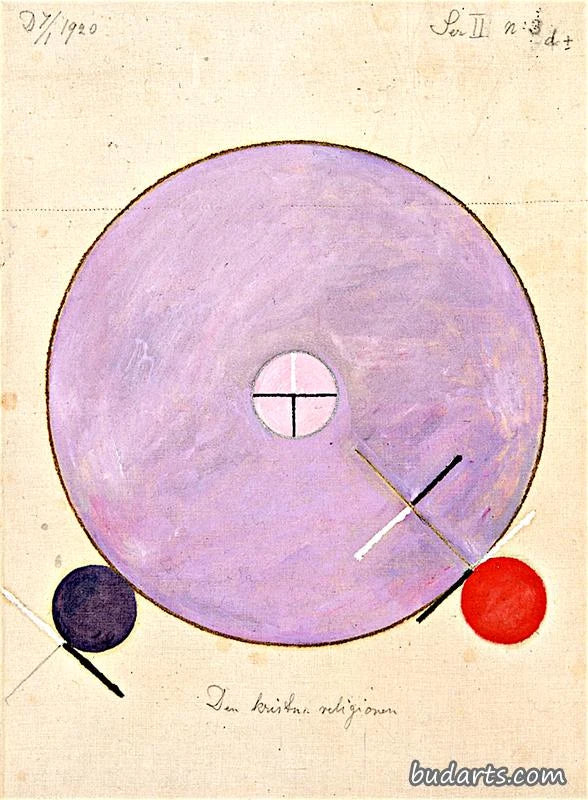 La religion chrétienne, n° 3d+, peinture de Hilma af Klint