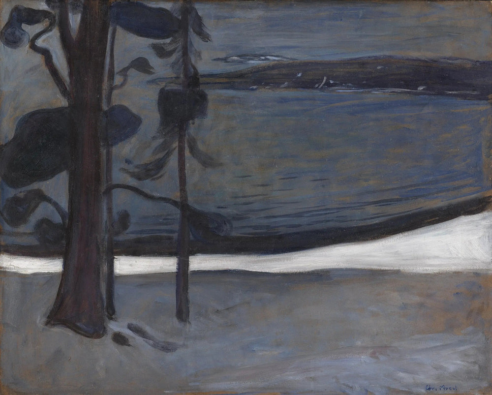 Hiver à Nordstrand - Edvard Munch image 1 tableau peint à l’huile sur toile