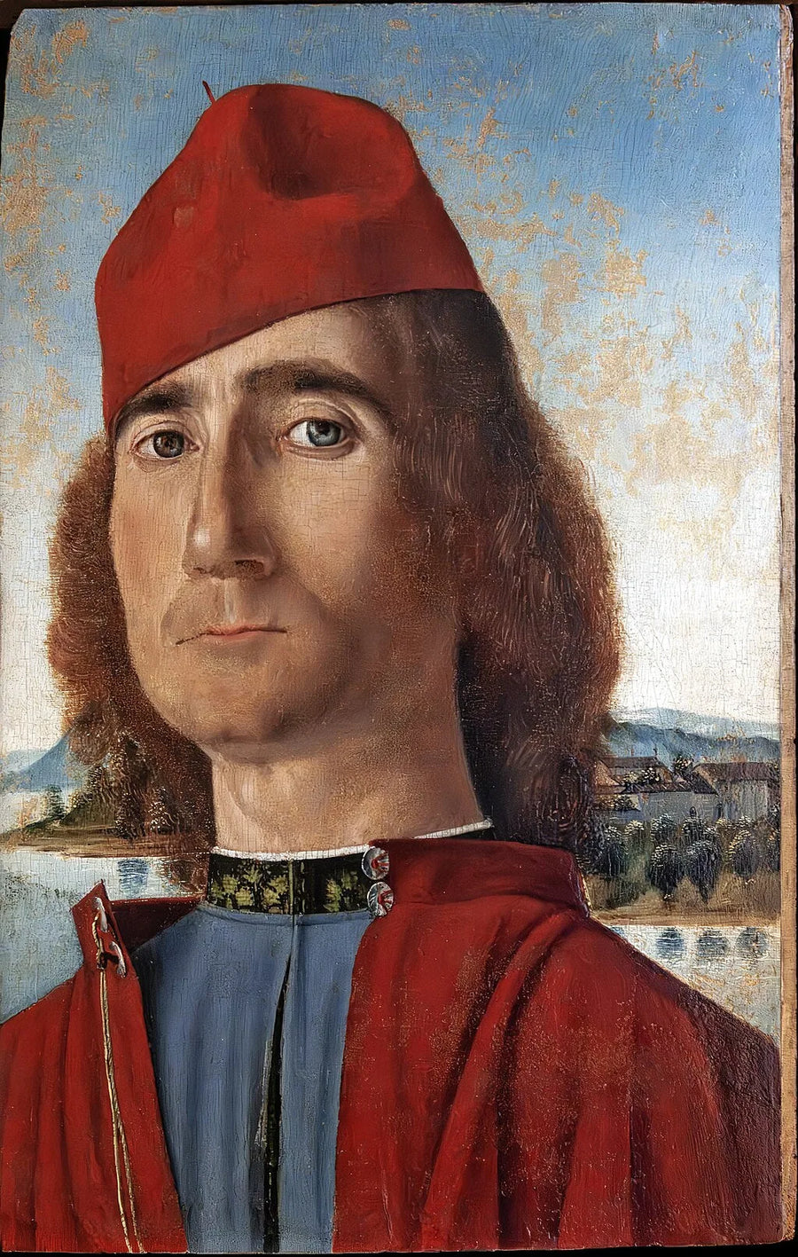 ผู้ชายใส่เบเรต์สีแดง - Vittore Carpaccio